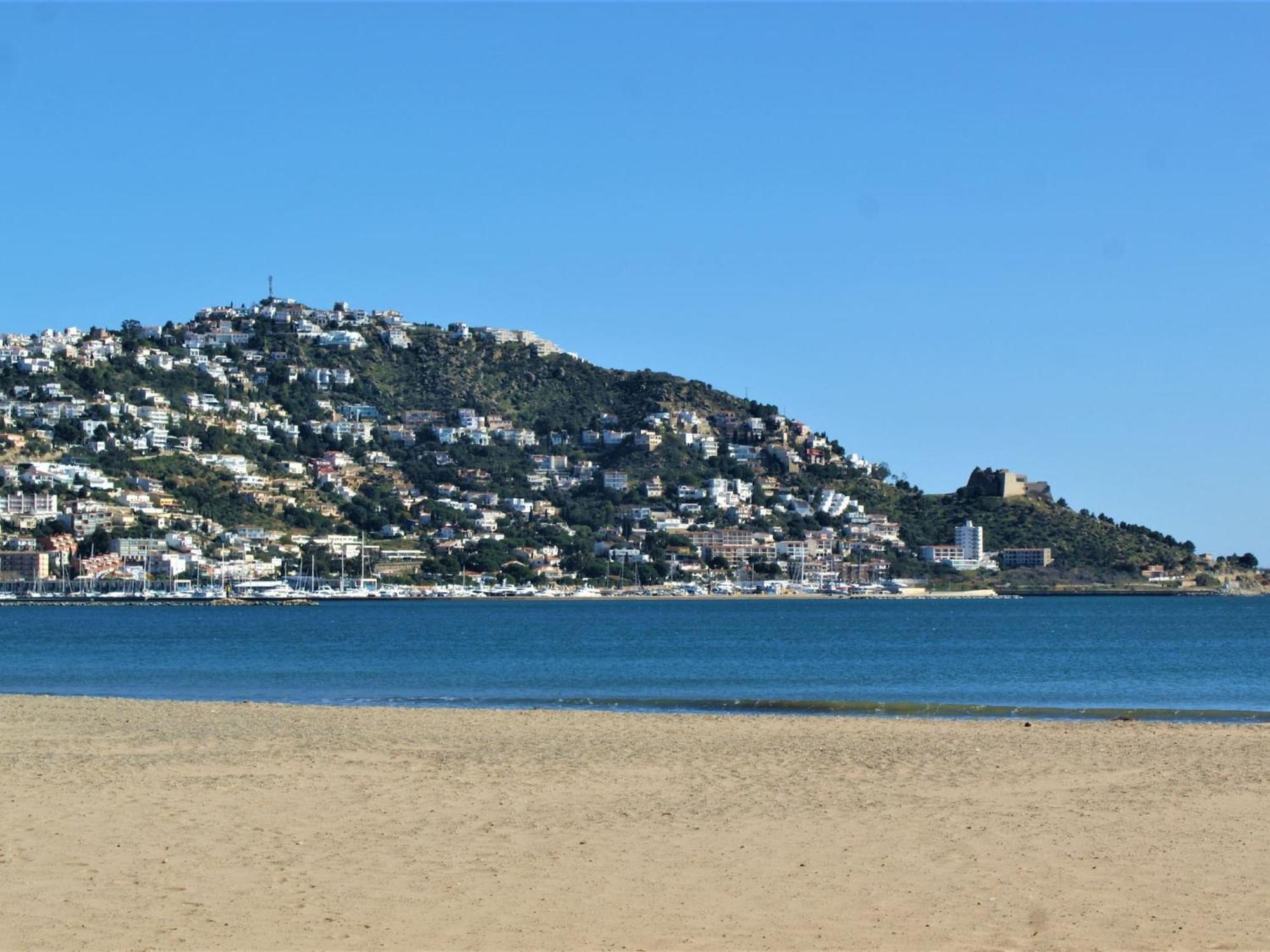 Apartamento En Roses A 2 Min De La Playa Con Vistas Al Mar Av-18 Girona Exterior foto